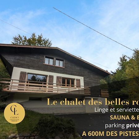 Chalet Des Belles Roches, 14 Pers, Garden, Sauna La Bresse Exteriör bild